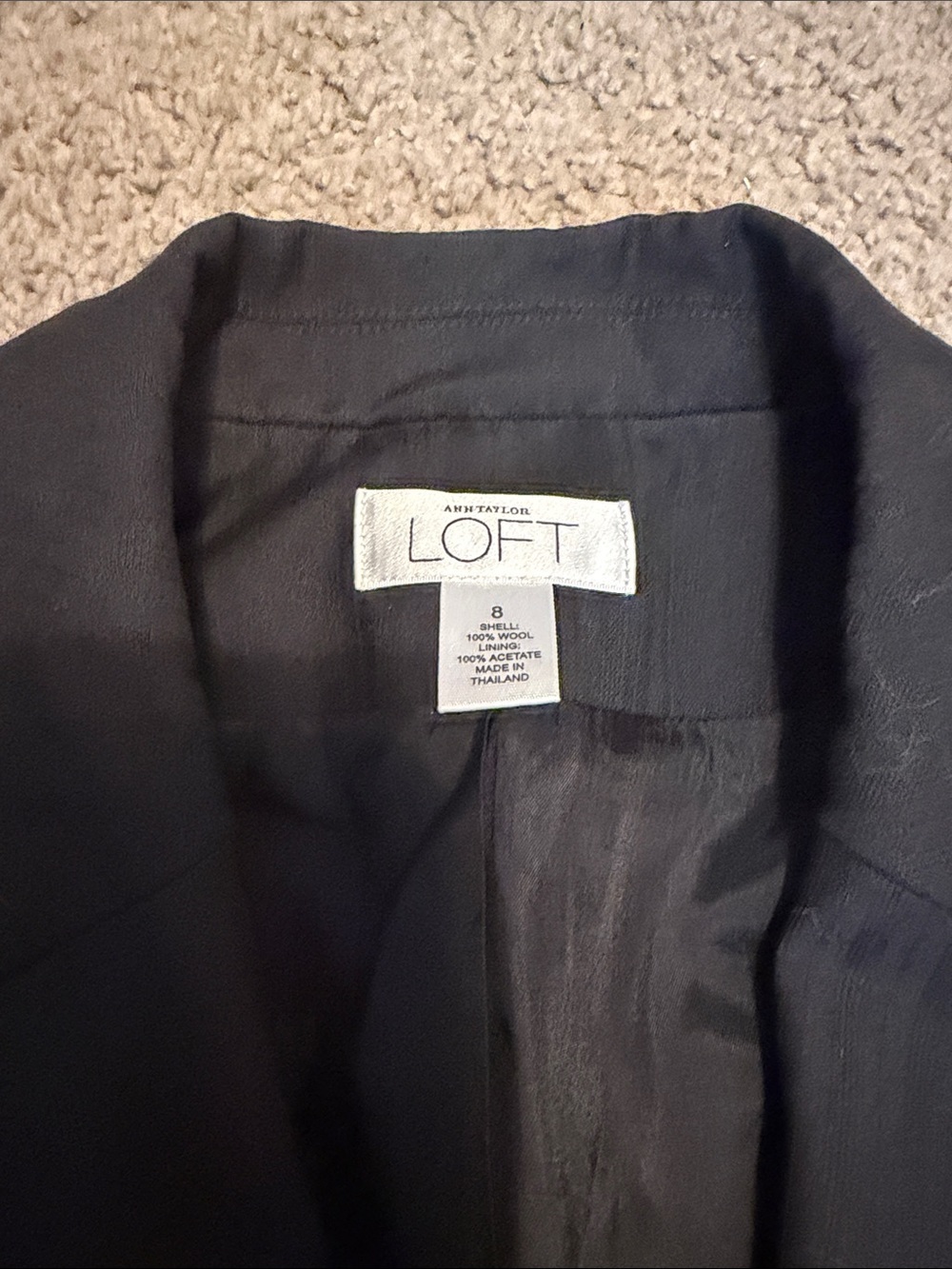 LOFT Black Women's Two-Piece Pantsuit - Picture 3 of 12